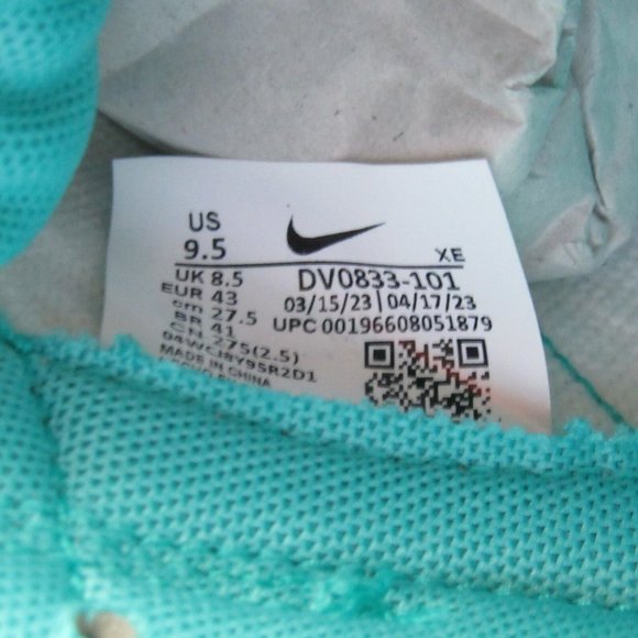 Nike Dunk Low Retro Jade White Sneakers Mens Size 9.5 NEW - Picture 9 of 14